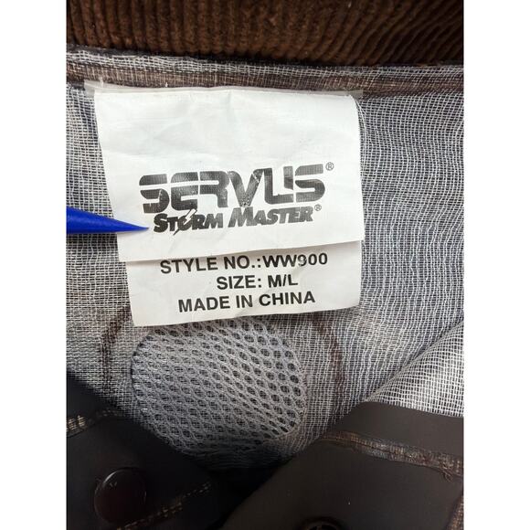 SERVUS Storm-Master Classic Long Brown Raincoat 100% PVC Size M/L Full Length - Picture 11 of 15